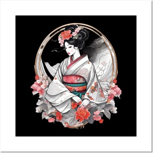 Geisha Girl Posters and Art